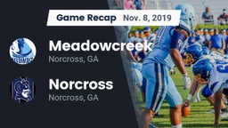 Recap: Meadowcreek  vs. Norcross  2019
