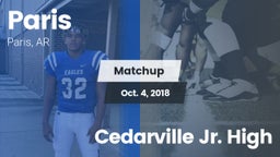 Matchup: Paris  vs. Cedarville Jr. High 2018