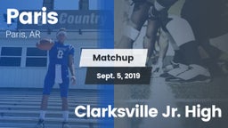 Matchup: Paris  vs. Clarksville Jr. High 2019