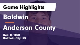 Baldwin  vs Anderson County  Game Highlights - Dec. 8, 2020