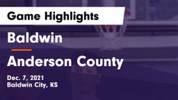Baldwin  vs Anderson County  Game Highlights - Dec. 7, 2021