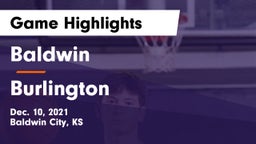 Baldwin  vs Burlington  Game Highlights - Dec. 10, 2021