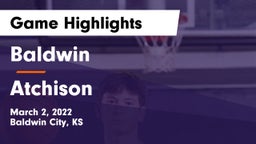 Baldwin  vs Atchison  Game Highlights - March 2, 2022