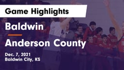 Baldwin  vs Anderson County  Game Highlights - Dec. 7, 2021