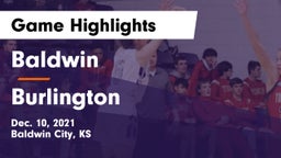 Baldwin  vs Burlington  Game Highlights - Dec. 10, 2021