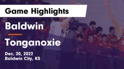 Baldwin  vs Tonganoxie  Game Highlights - Dec. 20, 2022