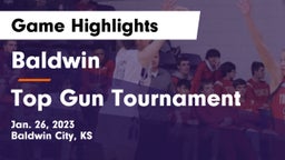 Baldwin  vs Top Gun Tournament Game Highlights - Jan. 26, 2023
