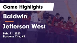 Baldwin  vs Jefferson West  Game Highlights - Feb. 21, 2023