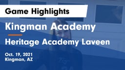 Kingman Academy  vs Heritage Academy Laveen Game Highlights - Oct. 19, 2021