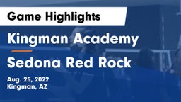 Kingman Academy  vs Sedona Red Rock  Game Highlights - Aug. 25, 2022