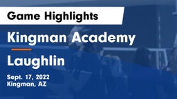 Kingman Academy  vs Laughlin Game Highlights - Sept. 17, 2022