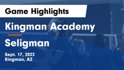 Kingman Academy  vs Seligman Game Highlights - Sept. 17, 2022