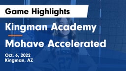 Kingman Academy  vs Mohave Accelerated Game Highlights - Oct. 6, 2022