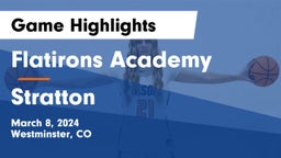 Flatirons Academy vs Stratton  Game Highlights - March 8, 2024