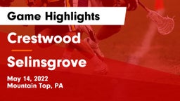 Crestwood  vs Selinsgrove  Game Highlights - May 14, 2022