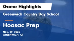 Greenwich Country Day School vs Hoosac Prep Game Highlights - Nov. 29, 2023