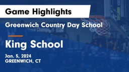 Greenwich Country Day School vs King School Game Highlights - Jan. 5, 2024