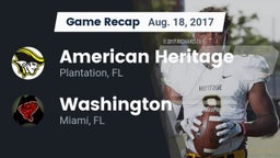 Recap: American Heritage  vs. Washington  2017