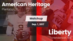 Matchup: American Heritage vs. Liberty  2017
