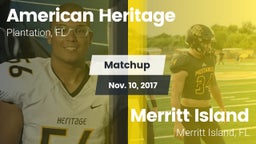 Matchup: American Heritage vs. Merritt Island  2017
