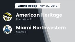 Recap: American Heritage  vs. Miami Northwestern  2019