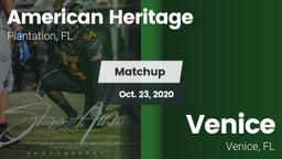 Matchup: American Heritage vs. Venice  2020