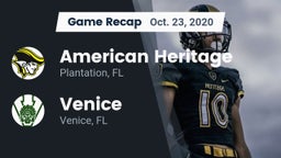 Recap: American Heritage  vs. Venice  2020