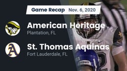 Recap: American Heritage  vs. St. Thomas Aquinas  2020