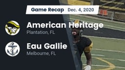 Recap: American Heritage  vs. Eau Gallie  2020