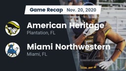 Recap: American Heritage  vs. Miami Northwestern  2020