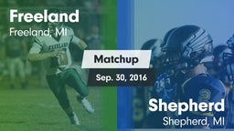 Matchup: Freeland  vs. Shepherd  2016