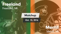 Matchup: Freeland  vs. Merrill  2016