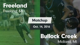 Matchup: Freeland  vs. Bullock Creek  2016