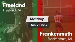 Matchup: Freeland  vs. Frankenmuth  2016