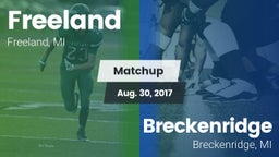 Matchup: Freeland  vs. Breckenridge  2017