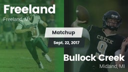 Matchup: Freeland  vs. Bullock Creek  2017