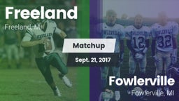 Matchup: Freeland  vs. Fowlerville  2017