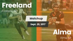 Matchup: Freeland  vs. Alma  2017