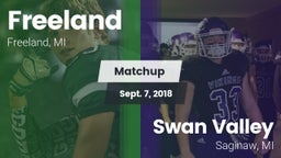 Matchup: Freeland  vs. Swan Valley  2018