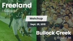 Matchup: Freeland  vs. Bullock Creek  2018