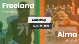Matchup: Freeland  vs. Alma  2020