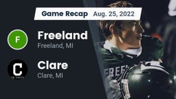 Recap: Freeland  vs. Clare  2022