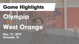 Olympia  vs West Orange  Game Highlights - Nov. 21, 2019