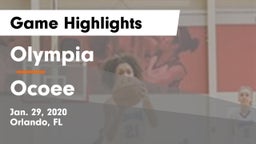 Olympia  vs Ocoee  Game Highlights - Jan. 29, 2020