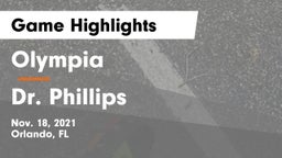 Olympia  vs Dr. Phillips  Game Highlights - Nov. 18, 2021