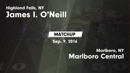 Matchup: James I. O'Neill vs. Marlboro Central  2016