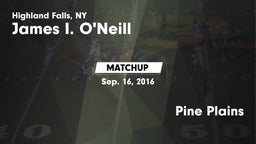 Matchup: James I. O'Neill vs. Pine Plains 2016