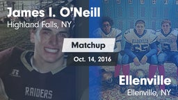 Matchup: James I. O'Neill vs. Ellenville  2016