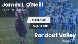 Matchup: James I. O'Neill vs. Rondout Valley  2017