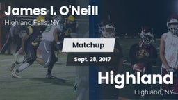Matchup: James I. O'Neill vs. Highland  2017